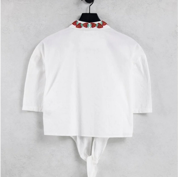 Native Youth Strawberry Collar Shirt - Picture 2 of 2